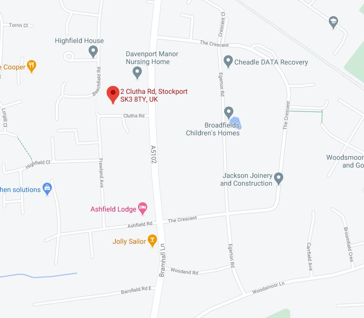 Anderson Physio Map